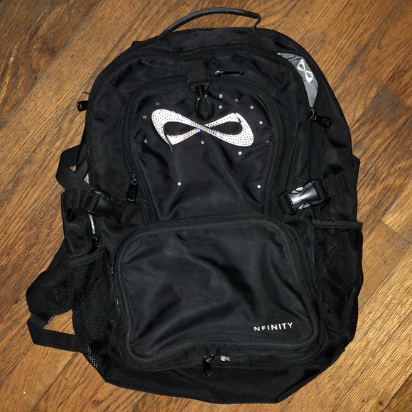 nfinity black sparkle backpack